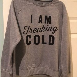 Gray sweatshirt large